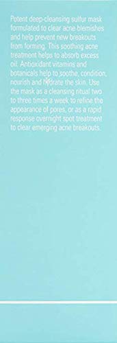 Proactiv Skin Purifying Acne Face Mask and Acne Spot Treatment, Detoxifying Facial Mask with 6% Sulfur, 90 Day Supply, Cream, 3 Oz