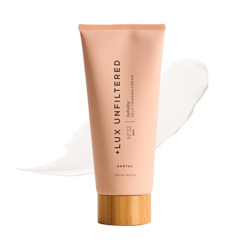 Lux Unfiltered N°32 Gradual Self Tanner – Hydrating, Non-Sticky, Natural-Looking Tan with Shea Butter & Squalane, Vegan & Cruelty-Free