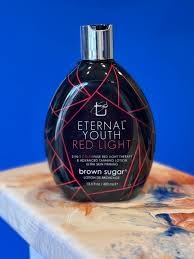 Brown Sugar Eternal Youth Tanning Lotion 13.5 oz – Red Light Anti-Aging, Firming & Hydrating for Radiant, Youthful Skin