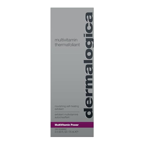 Dermalogica Multivitamin Thermafoliant Face Scrub with Salicylic Acid & Retinol – Anti-Aging Exfoliator, 2.5 oz