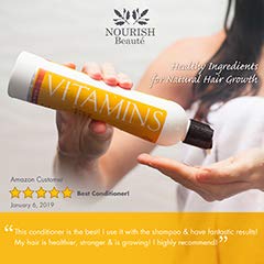Nourish Beaute Hair Growth Conditioner with Biotin & DHT Blockers – Promotes Regrowth, Volume & Thickness for Men & Women, 1 Pack