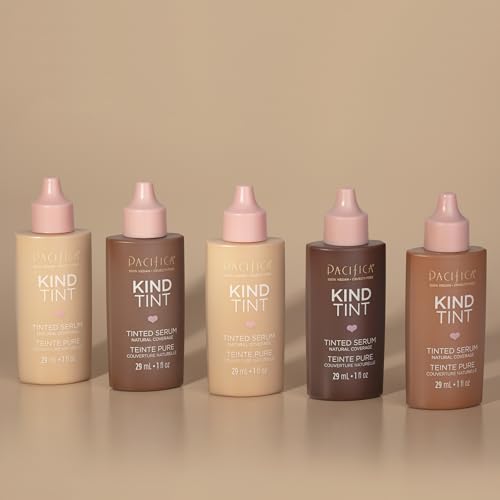Pacifica Kind Tint Tinted Moisturizer Serum – Lightweight Hydrating Foundation with Vegan Collagen & Hyaluronic Acid for Dewy, Buildable Glow, 1 fl oz (Shade 19)