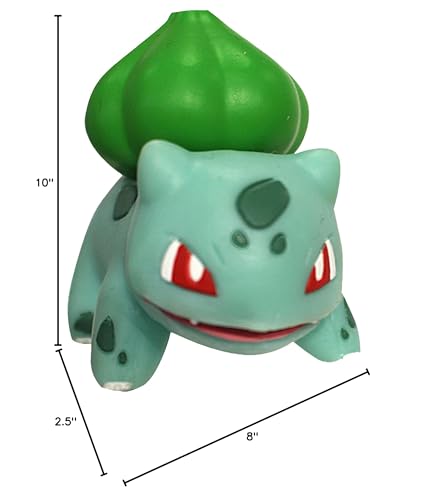 Pokemon Battle Figure 8 Pack - Six 2-Inch and Two 3-Inch Battle Ready Figures including Pikachu