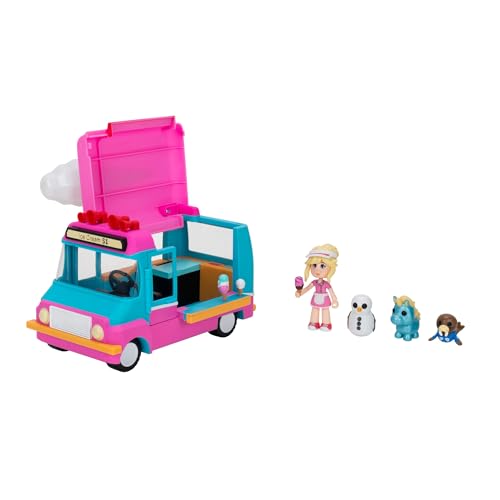 Adopt Me! Ice Cream Truck - Transforming Vehicle with Lights and Sounds - Top Online Game - Exclusive Virtual Item Code Included - Ages 6+