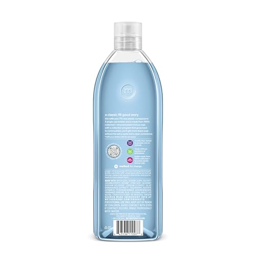 Method Foaming Hand Soap Refill, Sea Minerals, Recyclable Bottle, Biodegradable Formula, 28 oz, (Pack of 1) (Packaging May Vary)