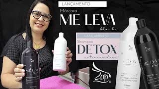 Zap Me Leva Black & Detox Kit 2L | Brazilian Keratin Hair Smoothing Treatment | Progressive Brush | Frizz-Free, Volume Control & 100% Straight Hair