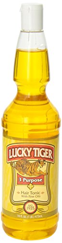 Lucky Tiger 3 Purpose Hair Tonic, 16 Fluid Ounce