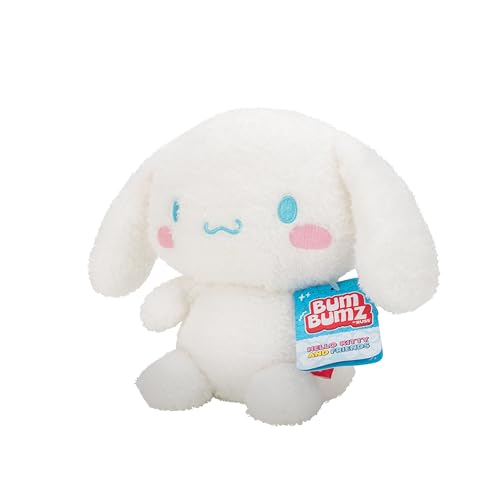 BumBumz 7.5" Hello Kitty & Friends Cinnamoroll Plush - Classic Sanrio Collectible Toy by Squishmallows Makers - Ages 3+