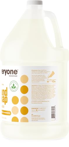 Everyone Liquid Hand Soap Refill, 1 Gallon, Meyer Lemon and Mandarin, made with Essential Oils for kitchen and bathroom