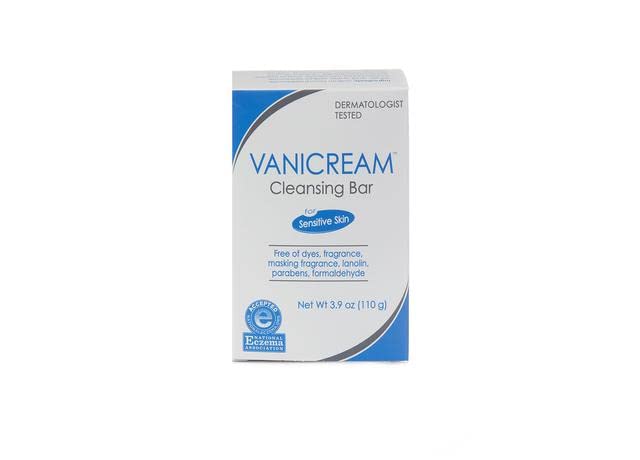 Vanicream Cleansing Bar For Sensitive Skin, Unscented 3.9 Ounce (Pack of 2)