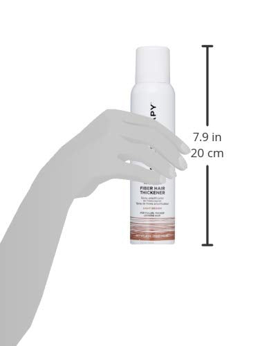 Keratherapy Keratin Infused Perfect Match Fiber Hair Thickener Spray, Light Brown, 4 fl oz – Volumizing, Concealing & Thickening Spray for Thinning Hair