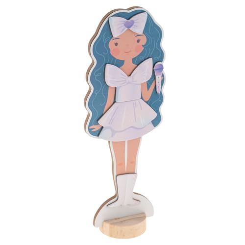 Stephen Joseph Magnetic Dress-Up Dolls 30pc Travel Play Set – Pretend Play for Kids Ages 3-5, Portable Magnetic Dress-Up Game