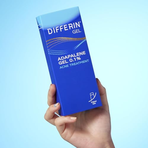 Differin 0.1% Adapalene Acne Treatment Gel, 60-Day Supply, Gentle Retinoid for Sensitive, Acne-Prone Skin, 15g Tube, 2-Pack