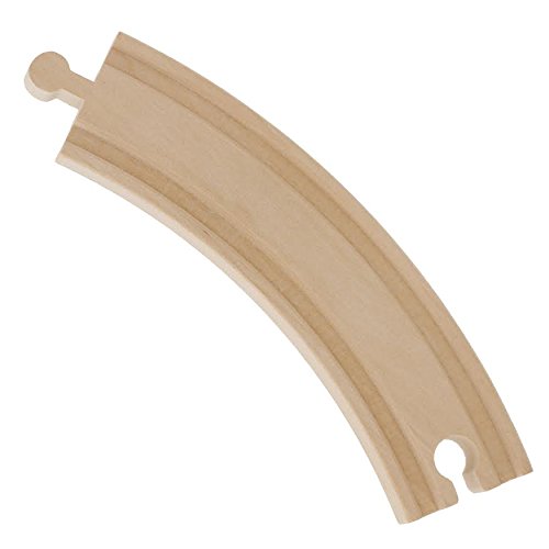 Wooden Train Track Set 52 PCS, 18 Ft Expansion Pack with 5 Unique Pieces, Compatible with Thomas & All Major Brands, Screen-Free Toddler Gift