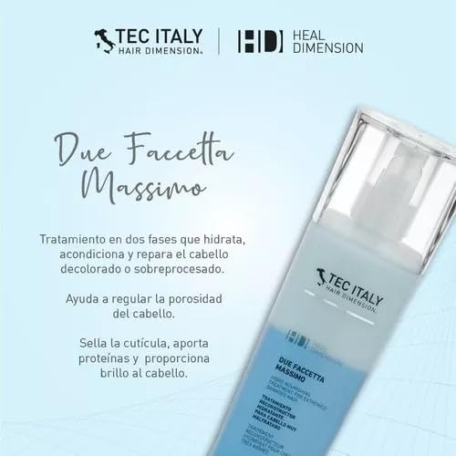 Tec Italy Due Faccetta Massimo Hydro Nourishing Hair Treatment - 300 ml/10.1 oz