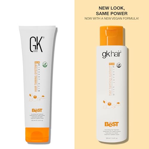 Keratin Hair Treatment 3.4 Oz | Professional Brazilian Complex Blowout Cream | Frizz Control, Smooth, Straighten & Repair Dry, Damaged Hair