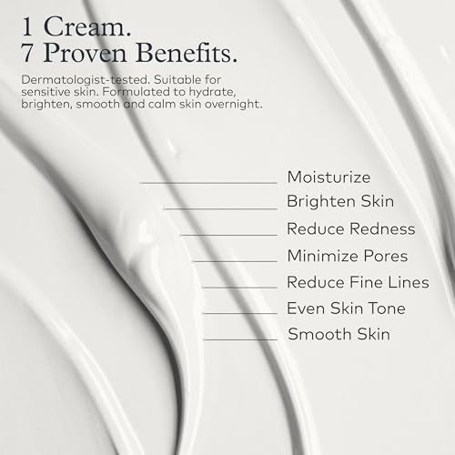 Onekind Dream Cream Night Moisturizer – Hydrating Anti-Aging Face Cream with Squalane, Rosehip & Shea Butter, Fragrance-Free, Vegan, 1.7 oz
