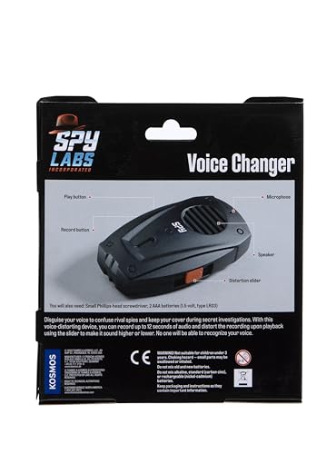 Thames & Kosmos Spy Labs Voice Changer – Voice-Distorting Gadget for Young Detectives with Adjustable Distortion Slider