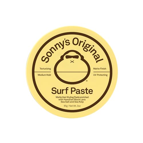 Sun Bum Sonny's Original Surf Paste - Matte Finish Hair Styling Paste - Medium Hold - 3 oz