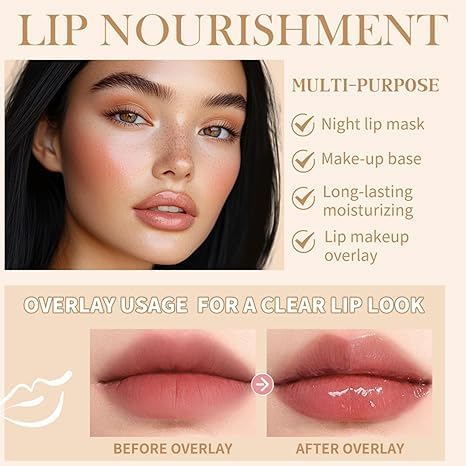 Glossy Butter Balm Set,Instant Moisture and Hydration Lip Gloss,Long-lasting Hydrating Non-Sticky Lip Balm,Soften Dry Lips and Lip Care (Cake)