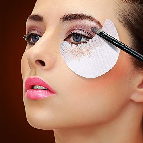 Yaomiao 200PCS Eyeshadow Shields & Tape, Lint-Free Gel Pads for Eye Makeup, Eyelash Extensions, Eyeliner, Lip & Tinting Protection