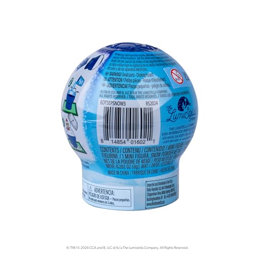 The Elf on the Shelf Secret SnoPrize Series 4 – Holiday Surprise Globe with Magic Snow & 1 Mystery Mini Figure, Kids Stocking Stuffer