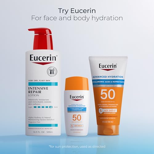 Eucerin Intensive Repair Body Lotion for Very Dry Skin – Moisturizes, Exfoliates & Conditions, Fragrance & Paraben Free, 16.9 oz