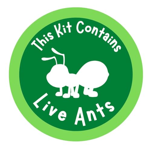 Insect Lore 50 Live Western Harvester Ants - Grown in The USA - Includes Ant Life Cycle Stages Figurines - Refill Habitat and Observe