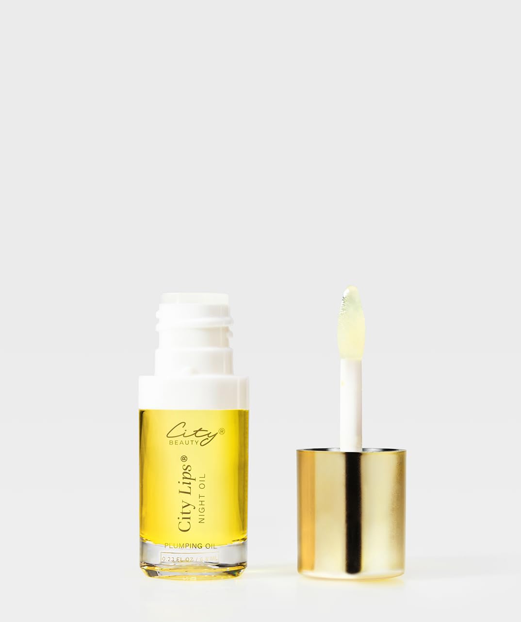 City Beauty City Lips Night Oil – Plumping, Hydrating & Restoring Overnight Lip Treatment with Hyaluronic Acid & Plant Extracts