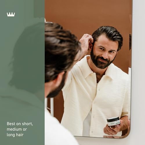 Cremo Hair Styling Cream, Barber Grade, Medium Hold, Medium Shine Hair Products, 4 Oz