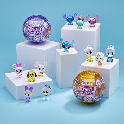 Cra-Z-Art Disney Crystal Surprise Series 1 – Mini Collectible Figures with Activity Compound, Blind Bag Toys for Kids 3+