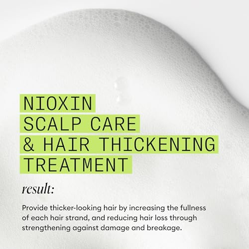 Nioxin Scalp + Hair Thickening System 2 Leave on Treatment | For Natural or Untreated Hair with Progressed Thinning | 6.8 Fl oz.