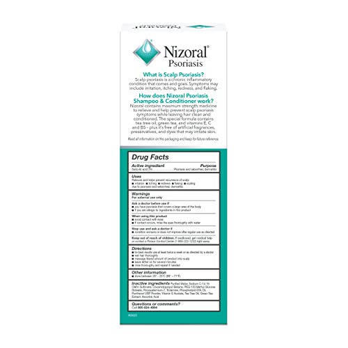 Nizoral Psoriasis Shampoo & Conditioner - Effective Scalp Psoriasis Treatment, 11 Ounce