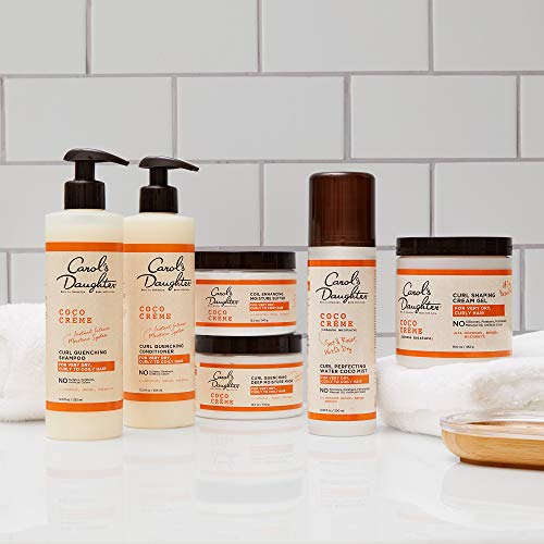 Carol’s Daughter Coco Creme Curl Shaping Cream Gel with Coconut Oil & Milk | Defines Curls, Fights Frizz, for Very Dry Hair, 16 Oz, Silicone-Free