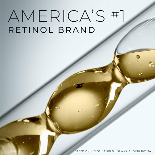 RoC Retinol Correxion Anti-Aging Night Serum - Daily Face Treatment for Wrinkles, Fine Lines & Post-Acne Scars, 30 Unscented Capsules, 0.35 fl oz