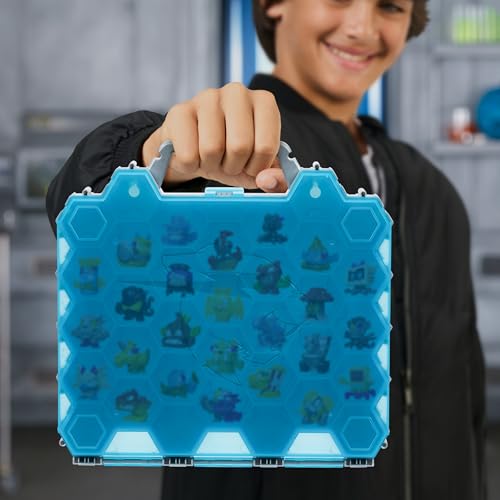MRBEAST LAB Hive Collector Pack – 26 Micro Beasts Including 2 Glow-in-the-Dark, 26 Stickers & 2 Fusion Caps, Holds 70+ Micro Beasts