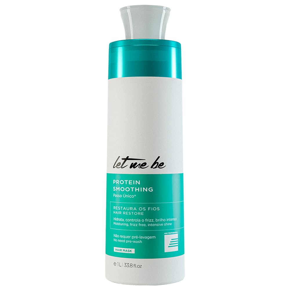 Let Me Be Protein Smoothing Treatment Single Step1L | Brazilian Keratin Treatment | Progressive Brush | Smoothing System