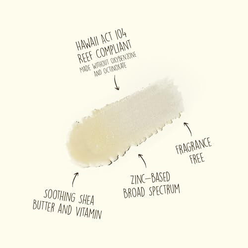 Sun Bum SPF 30 Mineral Lip Balm - Zinc-Based Broad Spectrum UVA/UVB Protection, Hawaii Act 104 Compliant, Octinoxate & Oxybenzone Free, 0.15 oz