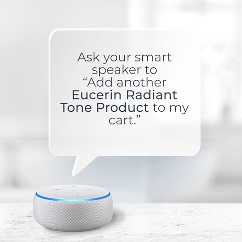 Eucerin Radiant Tone Face Cleanser Gel with 2% AHA, Gentle Exfoliating Face Wash for Clear, Radiant Skin, All Skin Types, 6.8 fl oz