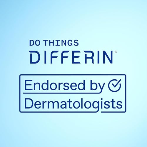 Differin Acne Skin Care Kit – 0.1% Adapalene Gel, 5% Benzoyl Peroxide Face & Body Wash for Acne & Pimple-Prone Skin