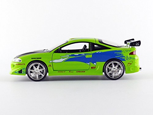Jada Fast & Furious 1:24 Brian's Mitsubishi Eclipse Die-cast Car, Toys for Kids and Adults