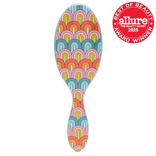 Wet Brush Original Detangler Hair Brush – Rainbow Sun Days Limited Edition, Ultra-Soft IntelliFlex Bristles for Wet & Dry Hair, Women & Men