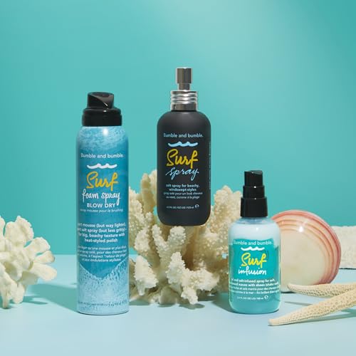 Bumble and bumble. Surf Infusion Oil and Sea Salt Spray | Conditioning | Adds Texture + Shine | Wavy, Straight, 3.4 Fl Oz