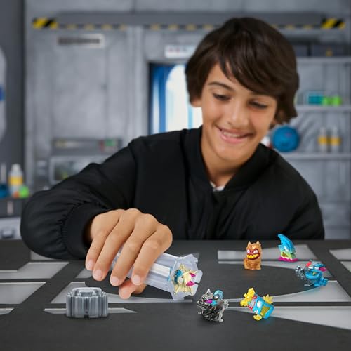 MRBEAST LAB Swarms Series 3 Hyper Fusion 6-Pack – Includes 6 Micro Beasts, 6 Stickers & 2 Stackable Fusion Caps