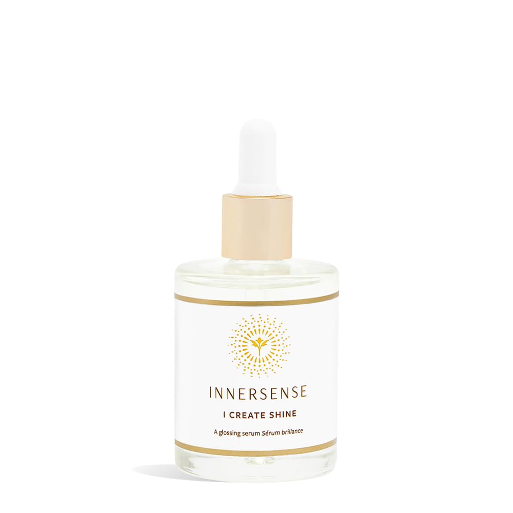 INNERSENSE Organic Beauty - Natural I Create Shine Glossing Serum | Non-Toxic, Cruelty-Free, Clean Haircare (1.7 fl oz | 50 ml)