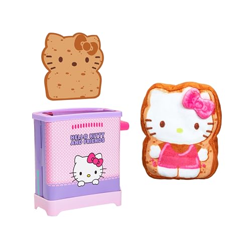 Cookeez Makery Hello Kitty and Friends Toasty Treatz Toaster | Squishy, Scented Plush Surprise | Pop-in-Bread, 6 Collectible Characters