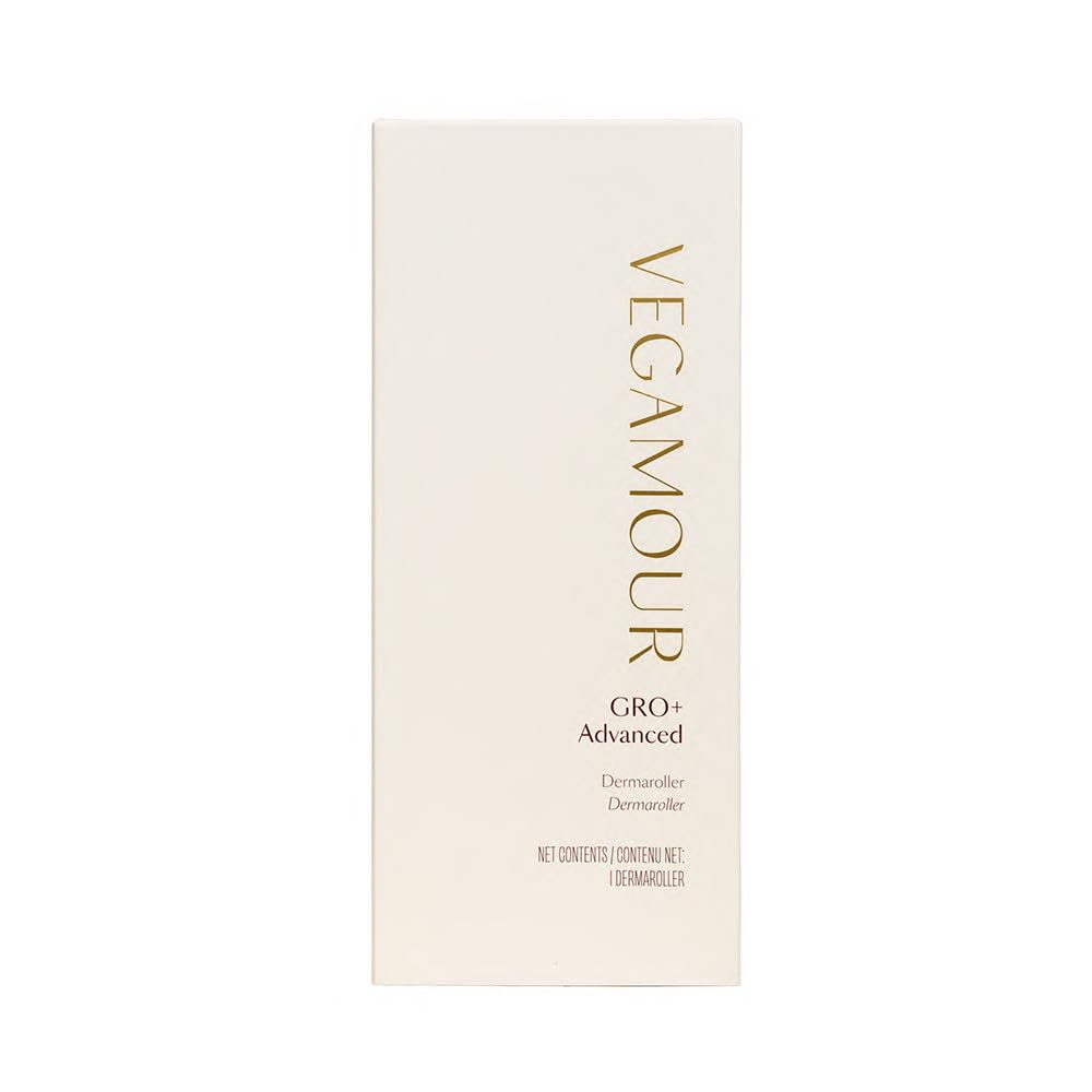 VEGAMOUR GRO+ Advanced Dermaroller | 1,200 Microneedle 0.25mm Scalp Tool | Gently Exfoliates the Scalp | Wide Head for Maximum Coverage