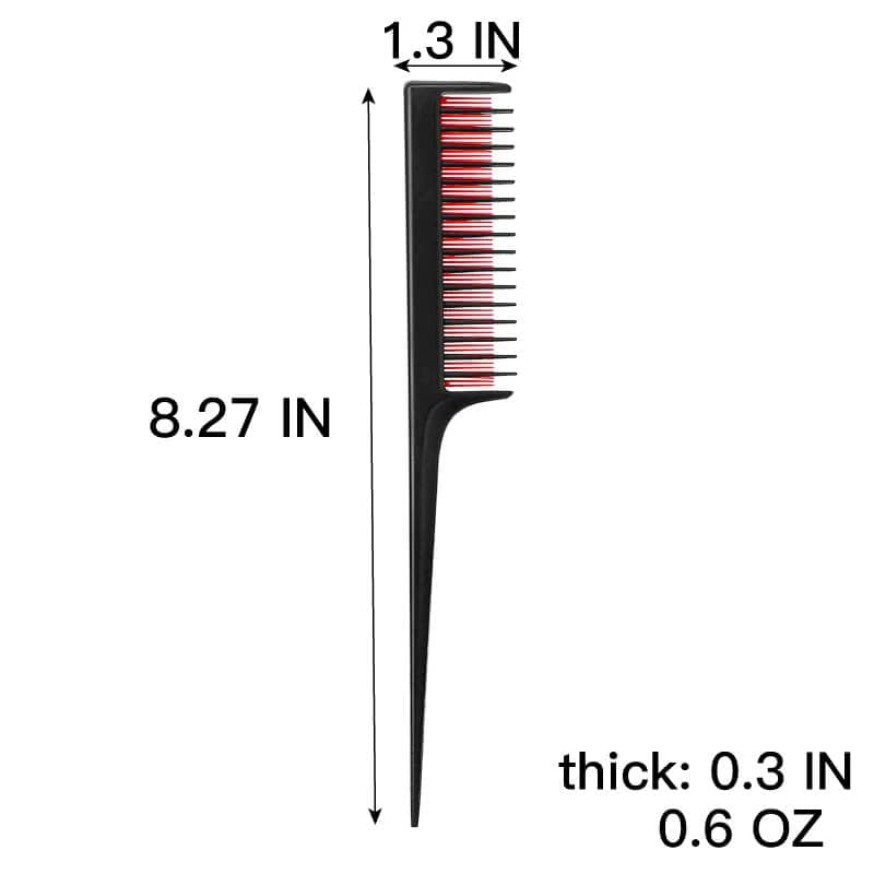 LLTGMV Triple Teasing Comb for Women Hair Combs for Fine Hair Styling Sectioning 8.27 IN