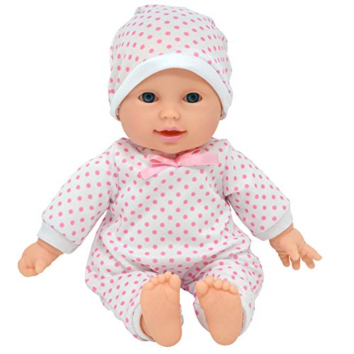 11 inch Soft Body Boy Baby Doll in Gift Box - Doll Pacifier Included -Toy Dolls for Boys and Toddlers (Caucasian)