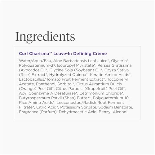 Briogeo Curl Charisma Leave-In Defining Crème with Rice Amino & Avocado – Anti-Frizz Moisturizer for Wavy, Curly & Coily Hair, Vegan, Cruelty-Free
